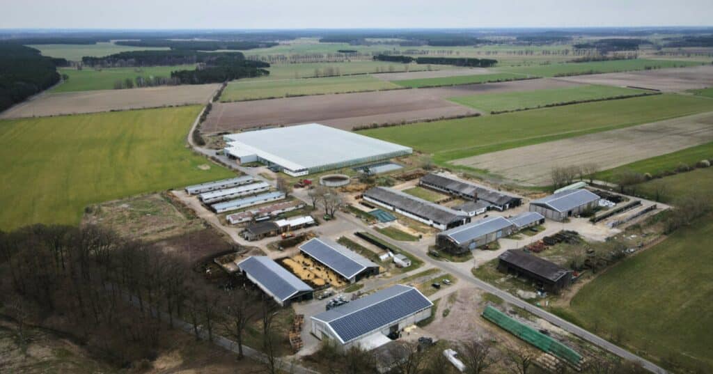Reichenau-Gemüse eG - Gärtnersiedlung "Landgut Pretschen" Luftaufnahme