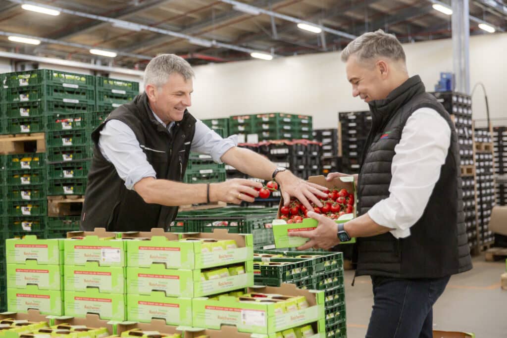 Reichenau-Gemüse eG - Geschäftsleitung - Christian Müller, Johannes Bliestle, Tomaten